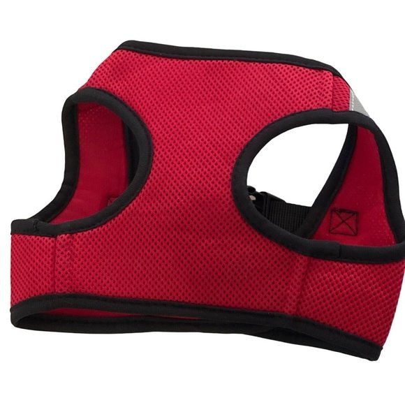 Dog Walker Company Harness Size Medium Dog or Puppy Bright Red Mesh 15 - 20 lbs - Picture 4 of 5